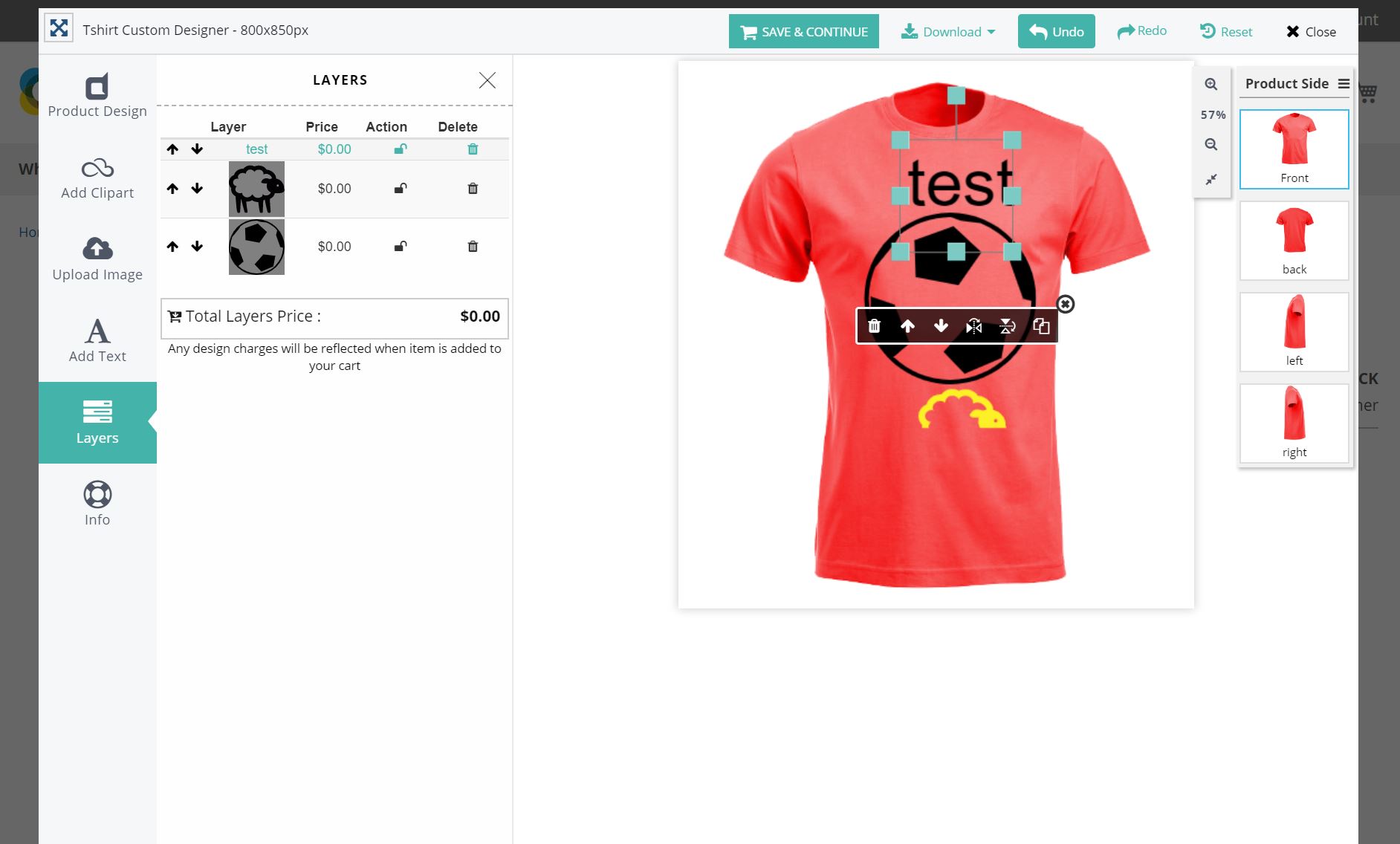 Magento 2 Product Designer XPDC-5196